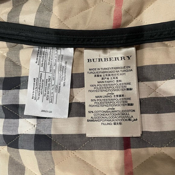 Burberry Brit Quilted Jacket Size Medium - Picture 7 of 11